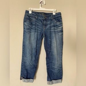 Express boyfriend cuffed jeans - 8